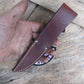 J.Behring Handmade Stainless MI trout knife 