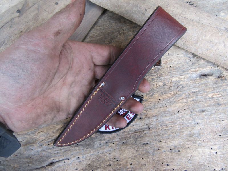 J.Behring Handmade Stainless MI trout knife 