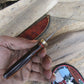 J.Behring Handmade Stainless MI drop point trout knife 
