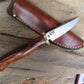 J.Behring Handmade Stainless MI drop point trout knife 