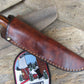 J.Behring Handmade Stainless MI drop point trout knife 