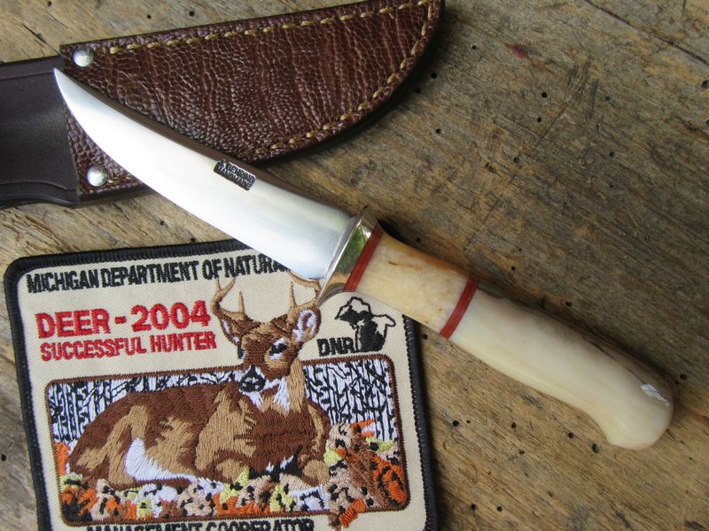 J.Behring Handmade Stainless Steel Michigan Trout Knife
