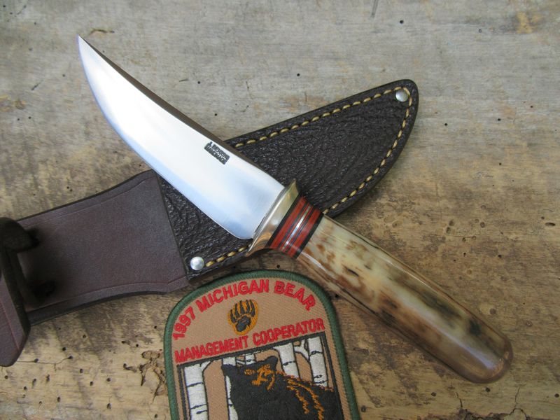 J.Behring Handmade Ivory Bird and Trout