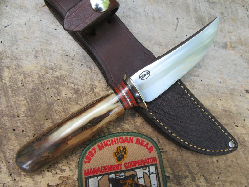 J.Behring Handmade Ivory Bird and Trout