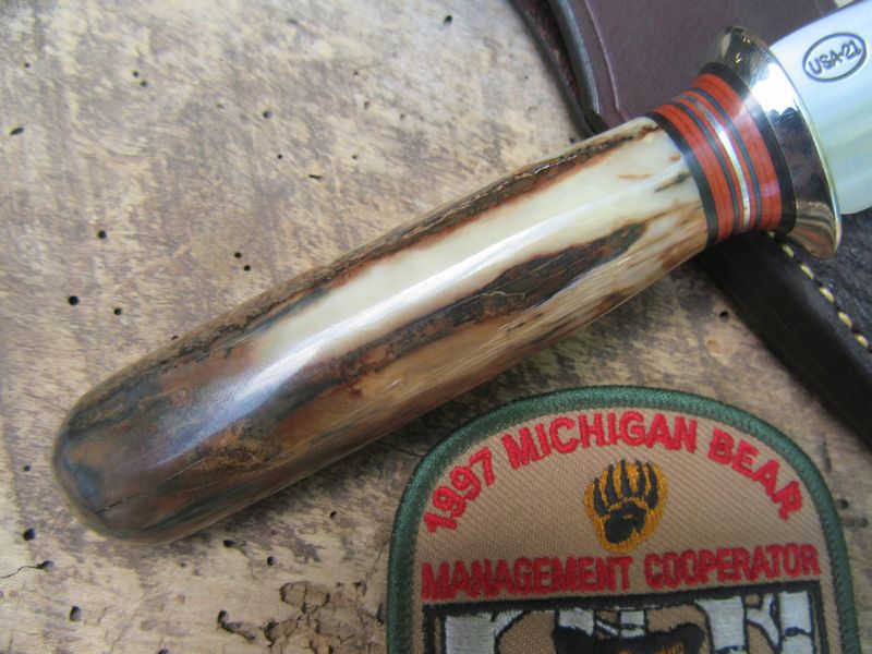 J.Behring Handmade Ivory Bird and Trout