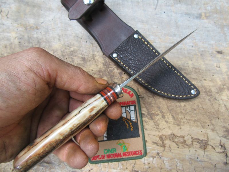 J.Behring Handmade Ivory Bird and Trout