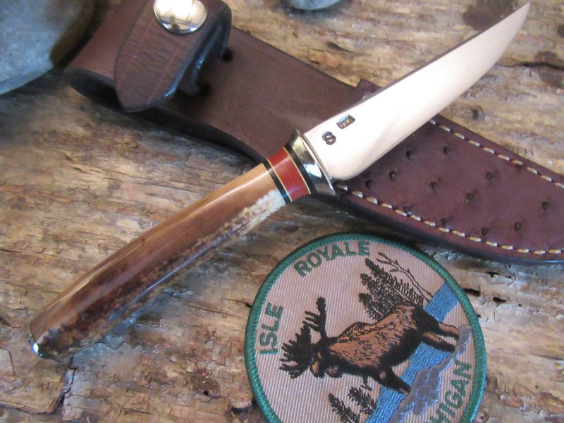 Stainless AEB-L Ivory Trout Knife