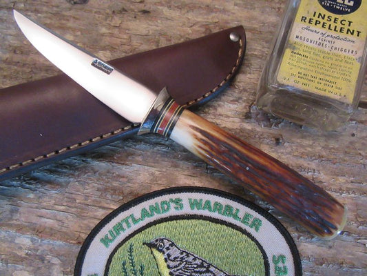 J.Behring Handmade  Stainless Michigan Trout Knife