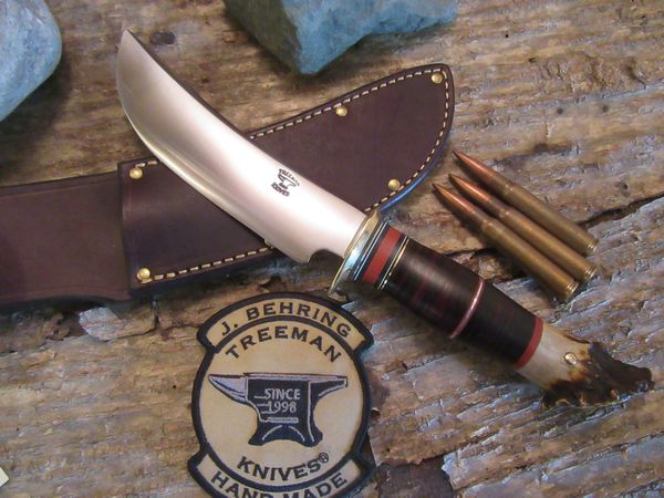 Treeman Knives 6" Woody Style Hunter
