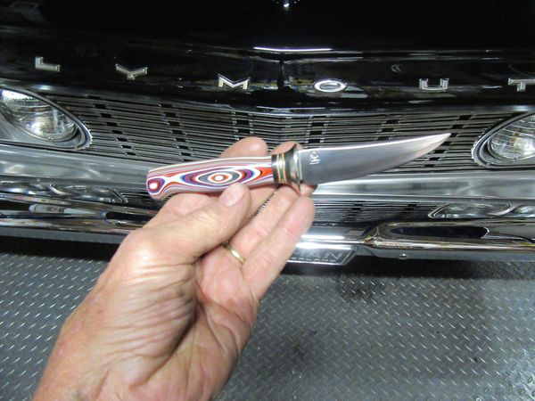 J.Behring Handmade Mopar Fordite Trout & Bird
