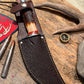 Fox River AAA 120 year old stag Aluminum Butt Shark Sheath