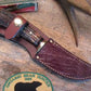 J.Behring Handmade Stainless Finger Grip Stag Deer & Trout