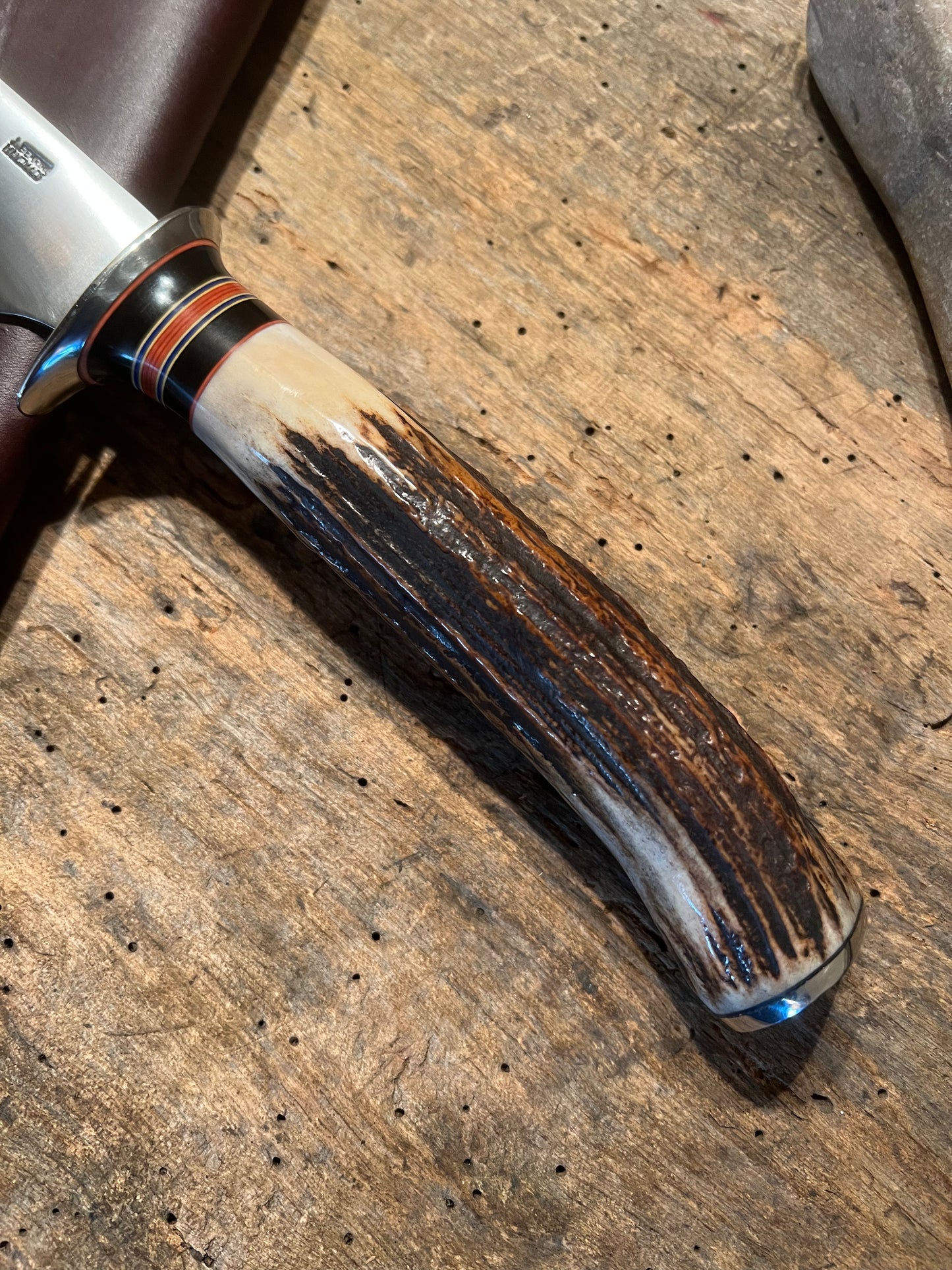J. Behring Handmade 9" Stag Filet Knife