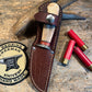 J. Behring Treeman Ivory Caper Ostrich sheath