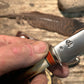 Treeman Trout Knife 120 Years old German Red Stag AEB-L Stainless Shark Sheath