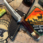 J. Behring Old School Horse Hide Stag Ox  Stainless Trout Knife