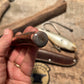 J. Behring Handmade 6" Stag Filet Knife AEB-L  Ivory Butt Cap