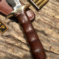 Randall Vintage 1970s Model 1-8 Fighter Johnson sheath Wood finger grip handle