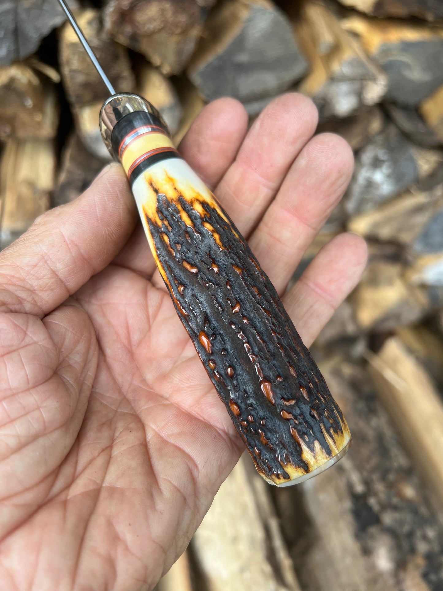 J. Behring Handmade Special lHunter Red Stag AEB-L Stainless