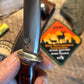 J. Behring Old School Horse Hide Stag Ox  Stainless Trout Knife