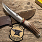 J. Behring Handmade  Badd Ass Huron Hunter Sambar Stag DBL Guard
