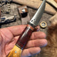 Treeman Knives Trout Knife AEB-L Stainless NS Horse Crotch Beaver