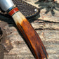 Treeman Trout Knife 120 Years old German Red Stag AEB-L Stainless Shark Sheath