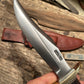 Randall Model 12-8 Big Bear Bowie 1971 Rough Back Sheath White Stone  Exc condition