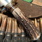 J. Behring Handmade DBL Skull Fighter Stag