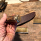 Treeman Model 1 Fighter .250 thick Stag DBL brass guard .
