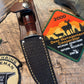 J. Behring Old School Horse Hide Stag Ox  Stainless Trout Knife