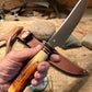 J. Behring Handmade Stag Camp Fighter 7" Blade Killer Old Stag