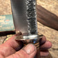 J. Behring Handmade 5 3/4" Blade  Hammer Mark Hunter Sticker NS HH Crown Stag