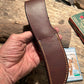 Treeman 4 1/4" AEB-L Stainless Woody 120 Year old German Red Stag Ivory cap Giraffe sheath