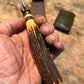 J. Behring Handmade Model 1-7  Fighter Red Stag Mammouth Butt Cap Shark Sheath