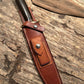 Randall Model 1-8 Green Linen Low S stamp  Johnson rough back sheath 2 tone stone Rare !