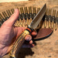 Treeman Model 1 Fighter Primo Stag 8" Blade Wide Mouth Sheath