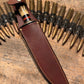 Treeman Model 1 Fighter Primo Stag 8" Blade Wide Mouth Sheath