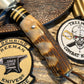 J. Behring DBL Skull fighter 7" NS Finger grip Stag Shark Sheath