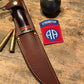 Treeman 6" Fighter Horse Hide Aluminum Thong hole