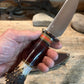 J. Behring  Handmade Special Hunter  AEB_L Stainless Horsehide Crown Stag