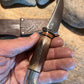 J. Behring Stag Aluminum Trout Knife AEB-L Stainless Shark Sheath