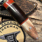 Treeman Iron Mountain Hunter Hammer mark Horse Hide Ivory Butt  Giraffe Sheath