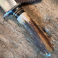 J. Behring Handmade Chefs Knife AEB_L Stainless Stag Musk ox