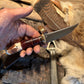 J. Behring Deer & Trout AEB-L Stainless Horsehide Stag Musk Ox