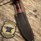 Treeman Special Hunter 6" Nickel silver  horsehide elephant ear  pancake sheath