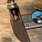 J. Behring Handmade Caper Horsehide crotch Stag Giraffe Sheath