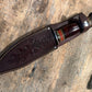 J. Behring  Handmade Special Hunter  AEB_L Stainless Horsehide Crown Stag