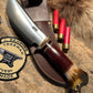 J. Behring Handmade Woodcraft 5 1/2" Blade Horsehide Crotch stag