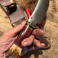 J. Behring Handmade Woodcraft 5 1/2" Blade Horsehide Crotch stag